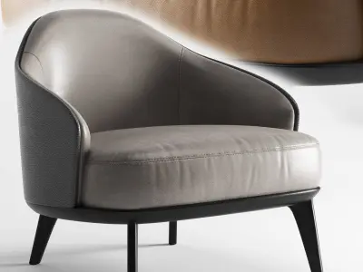 Leslie Armchair 3D model