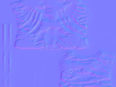 military Top game ready UE5 PBR Low-poly 3D model