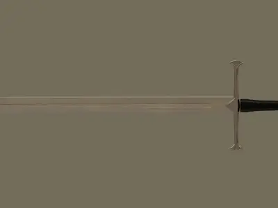 Narsil king sword Low-poly 3D model
