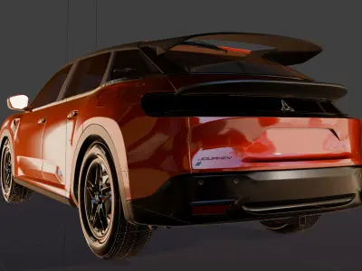 2026 Dodge Journey GT Free 3D model