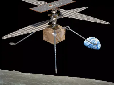 Mars Helicopter Ingenuity 3D model