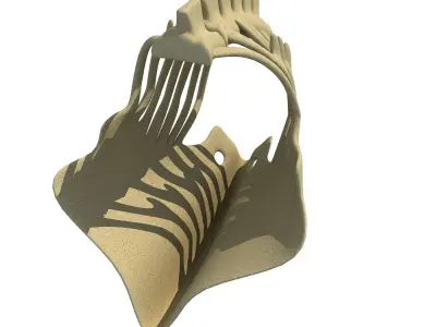 Eagle Ribcage Skeleton 3D model
