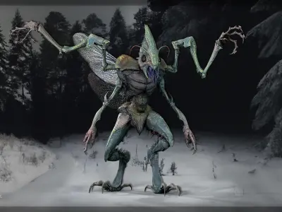 Termite - Demon Beetle Low-poly 3D model