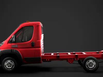 Ram Promaster Chassis Truck Single Cab 3450 WB 2019 3D model