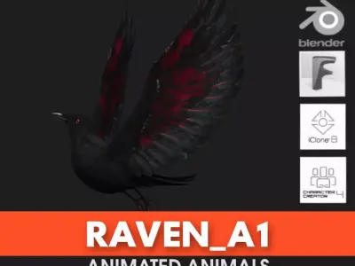 Raven A1 3D model