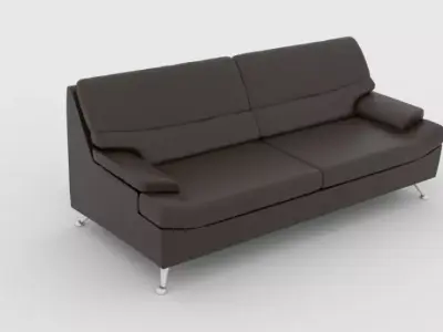 The Couch leather sofa Free 3D model