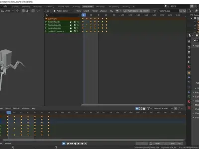Concept Crawler Low-poly 3D model