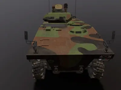 IFV VBCI PACK  Low-poly 3D model