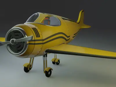 Small Aeroplane 3D model