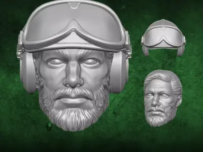 Vehicle driver 3D printable files for Action Figures 3D print model