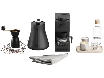 473 coffee equipment set 02 fully automatic coffee maker stagg 3D model
