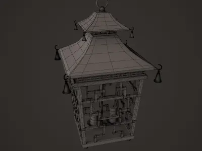 Chinese lantern 3D model