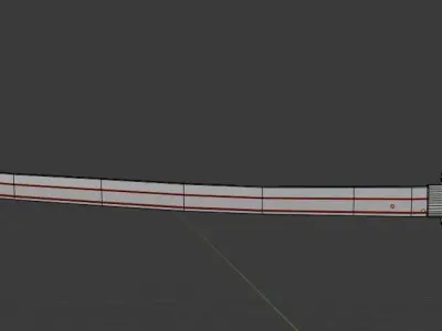 Katana Samurai Sword Shusui Zoro One Piece 3D model