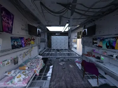Science and technology bedroom 3D model