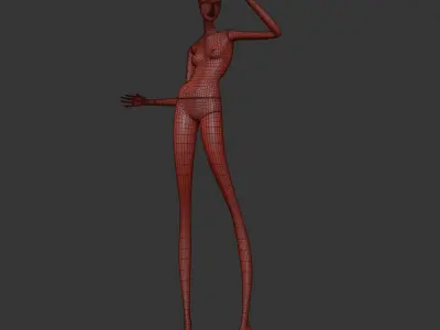 Mannequin 606 coll60 3D model