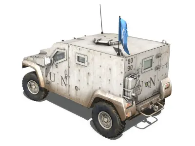 Auverland Panhard PVP - United Nations 3D model