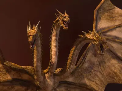 ghidhorah maya model 3D model