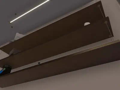 Hanging Shelf Free low-poly 3D model