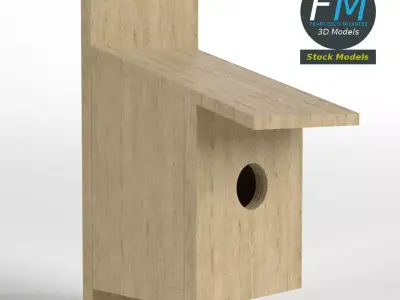 Nest box 3D model