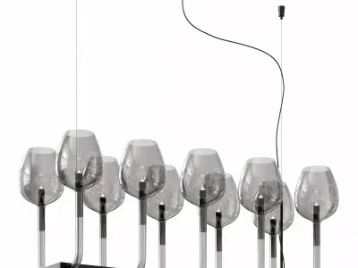 Rose Chandelier By Italamp Free low-poly 3D model