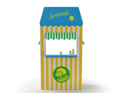 Lemonade Booth 3D Model