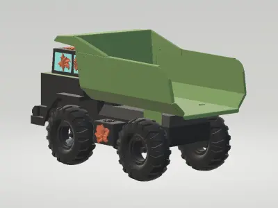 Military Vehicle Truck 3D print model