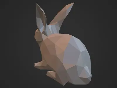 Lowpoly Rabbits rabbit Free low-poly 3D model