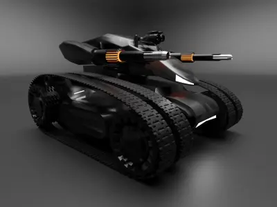 Cyber Tank 3D model