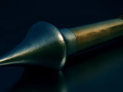 Elven Spear Free 3D model