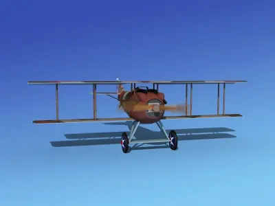 SPAD VII 3D model