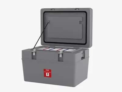 Vaccine Cold Box 3D model