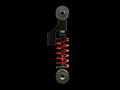 Shock absorber 3D model