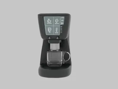 Coffee machine Free low-poly 3D model