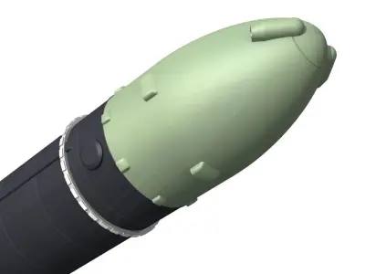 RS-28 Sarmat ICBM 3D model