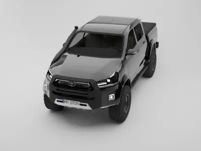 Toyota Hilux AT35 3D model