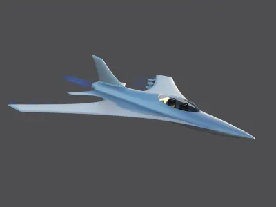 Aircraft Concept 3D model