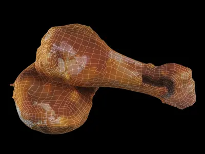 chickenthighs Low-poly 3D model