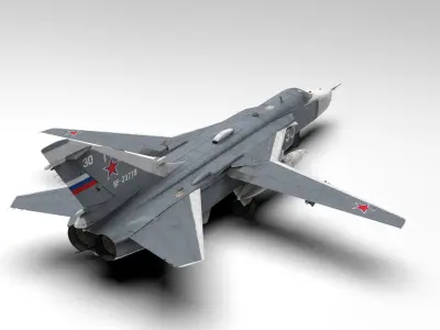 Sukhoi SU-24MR Fencer-E Russia 3D model
