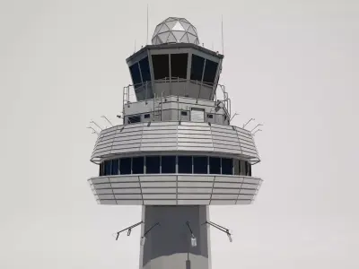 Airport Control Tower 3D model