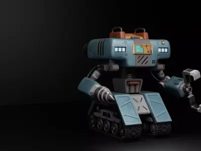 Tank Bot 3D model