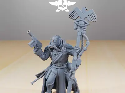 GrimGuard The Curator 3D print model
