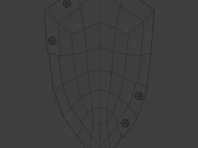 Low Poly Shield Pack 10 Stylized Medieval Shields Game Ready Low-poly 3D model