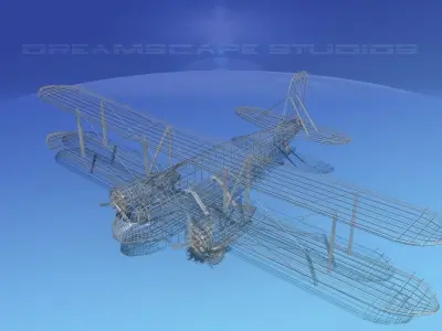 Curtiss Condor US Army 3D model