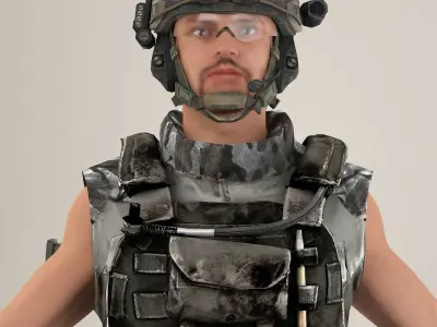Soldier V2 Lite NR 3D model