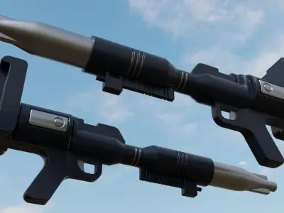 Optimus Prime G1 Gun Low-poly 3D model