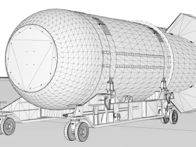 B53 nuclear bomb 3D model