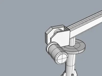 Lifeboat Crane 3D print model