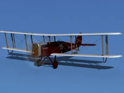 Airco DH-4 V01 US Air Mail 3D model