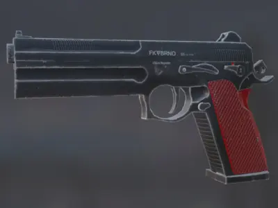 Survival Game-Ready Weapon Pack FK BRNO Type 99 and More Low-poly 3D model