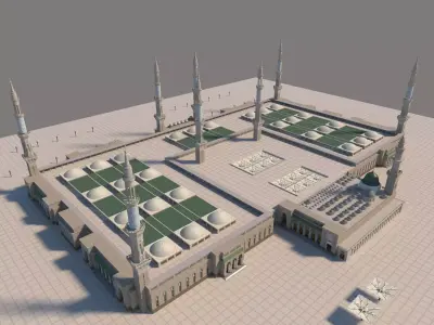 Masjid Nabawi 3D model